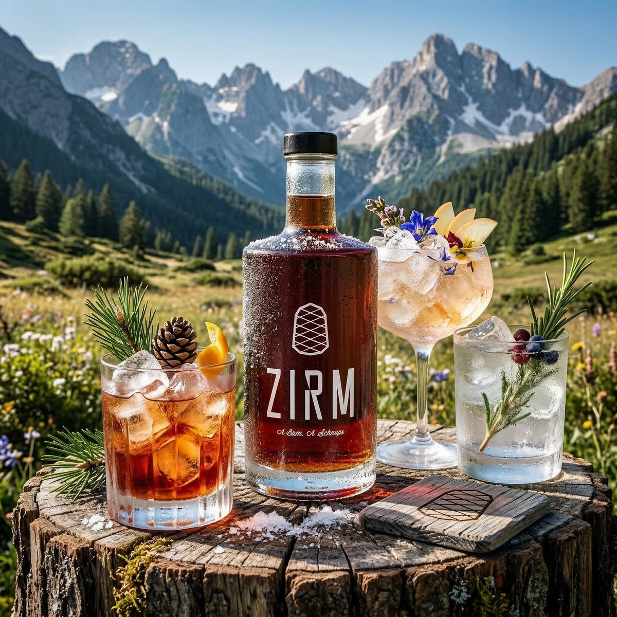 ZIRM on the Beach: Sommercocktail mit Zirbenschnaps | ZIRM